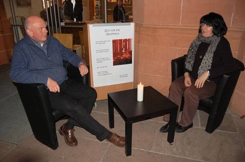 Sitzecke der Cityseelsorge